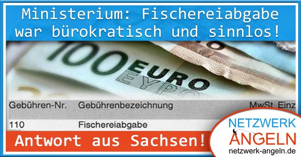 DER BEWEIS: Fischereiabgabe ist sinnlos und bürokratisch